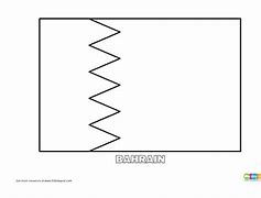 Image result for Bahrain Flag Coloring Page
