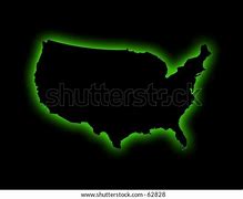 Image result for Glowing Outline Us Map