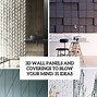 Image result for 3D Wall Covering Panels