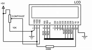 Image result for LCD-Display Pinout