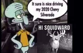 Image result for Spongebob Hi Squidward Meme