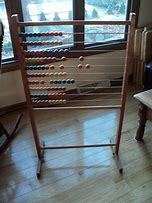 Image result for Vintage Schoolhouse Standing Wooden Abacus