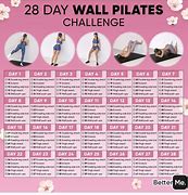 Image result for Wall Pilates 30-Day Workout Challenge