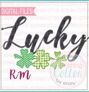 Image result for Lucky Word Art