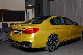 Image result for BMW M5 Competition Yellow