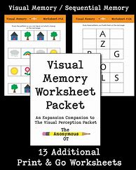 Image result for Free Printable Visual Memory Worksheets