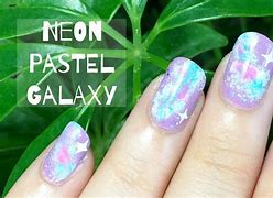 Image result for Pastel Galaxy Nail Art