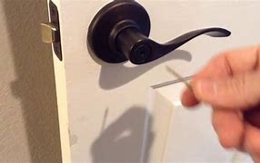 Image result for How to Unlock Bedroom Door Knob