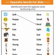 Image result for Antonyms Matching