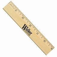 Image result for wood six inches rulers
