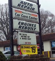Image result for Funny Mechanic Shop Signs