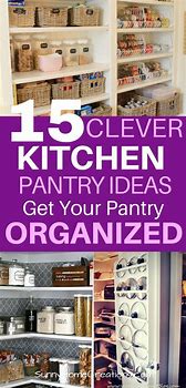 Image result for DIY Kitchen Pantry Organization