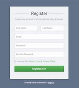 Image result for Simple Sign Up Form