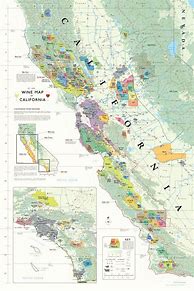 Image result for California Wine Country Map
