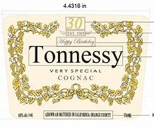 Image result for Hennessy Cognac Label Blank
