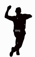 Image result for Cricket Bowling Silhouette