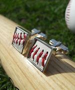 Image result for Baseball Cufflinks