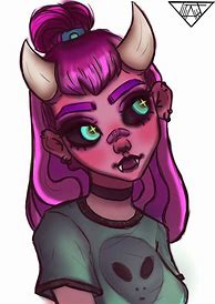 Image result for Cool Alien Girl Drawings