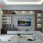 Image result for TV On Wall Ideas Living Room