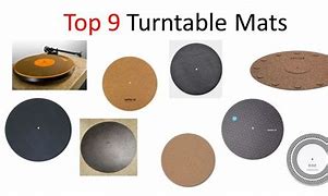 Image result for Black Turntable Mat with Concentric Circles