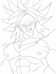 Image result for Broly Line Art