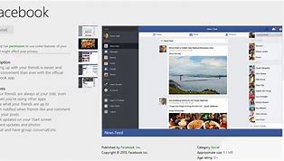 Image result for Windows 8 Facebook App