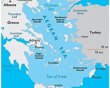 Image result for Mediterranean and Aegean Sea Map
