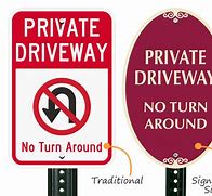 Image result for Street Sign No Turn Around