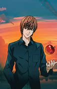 Image result for Death Note Characters with Apple Pruse