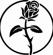 Image result for Blue and Black Rose Symbol