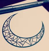 Image result for Crescent Moon Tattoo Sketches