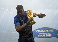 Image result for Pogba with World Cup