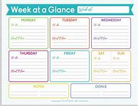 Image result for Day at a Glance Template