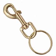 Image result for Brass Key Chain Clip Swivel Snap