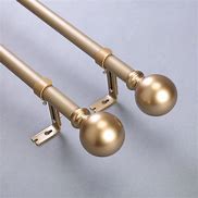Image result for Gold Curtain Rods