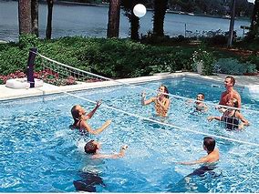 Image result for Above Ground Pool Volleyball Set