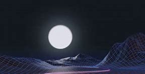 Image result for Vaporwave Moon