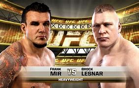Image result for Frank Mir vs Brock Lesnar
