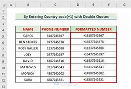 Image result for How to Type Phone Number with Country Code