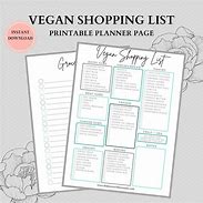 Image result for Vegan Shopping List