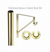 Image result for Brass Closet Rod