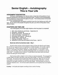 Image result for Autobiography Examples With