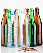 Image result for glass plastic bottle