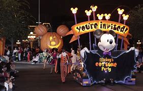 Image result for Disney Halloween Party Parade