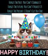 Image result for Grumpy Cat Happy Birthday Song