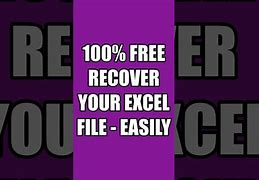 Image result for How to Recover an Excel Page