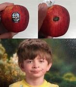 Image result for Cursed Apple Meme