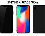 Image result for iPhone X Space Gray vs Black