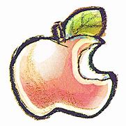 Image result for Crayon Apple Drawing PNG