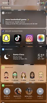 Image result for iPhone Snapchat Layout